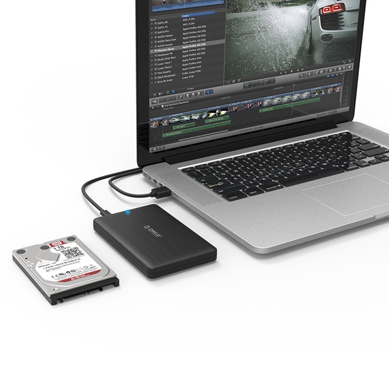 Hộp Đựng Ổ Cứng Di Động HDD SSD ORICO 2578C3-G2 SATA Sang Cổng USB 3.1 Type C Gen 2 10GBPS 4TB 2.5inch | BigBuy360 - bigbuy360.vn