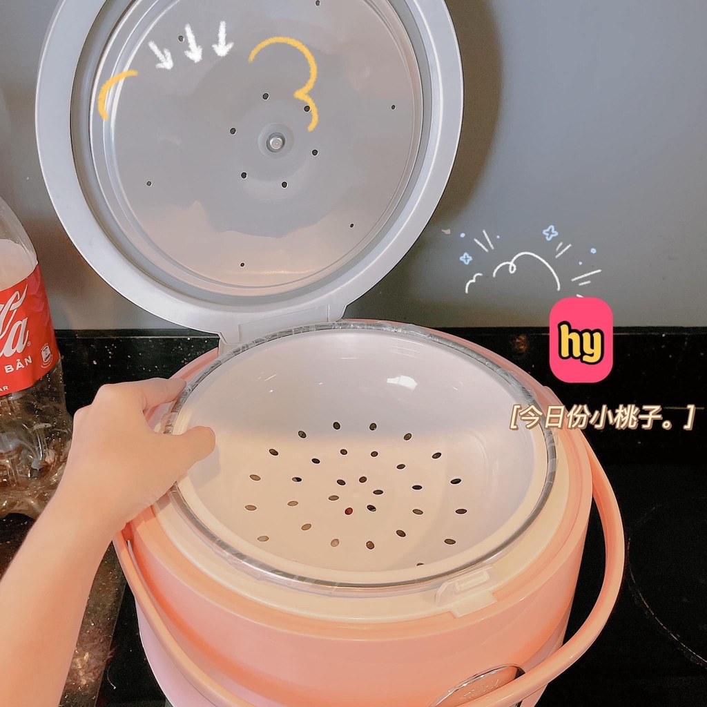 [ ẢNH THẬT] Nồi Cơm SHARP 1L8 Quai Sách Siêu Xinh, Hàng Đẹp