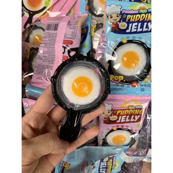 Thạch nổ trứng ốp na