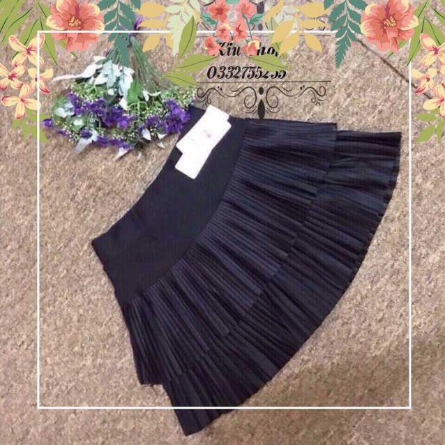 (hoantam852511) ( VTN ) Chân váy 2 tầng dập ly có quần trong - Chân váy ngắn xếp ly QC sang chảnh | BigBuy360 - bigbuy360.vn