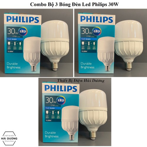 Bóng LED trụ PHILIPS TrueForce Core HB công suất 20w 30w tuổi thọ 15.000h