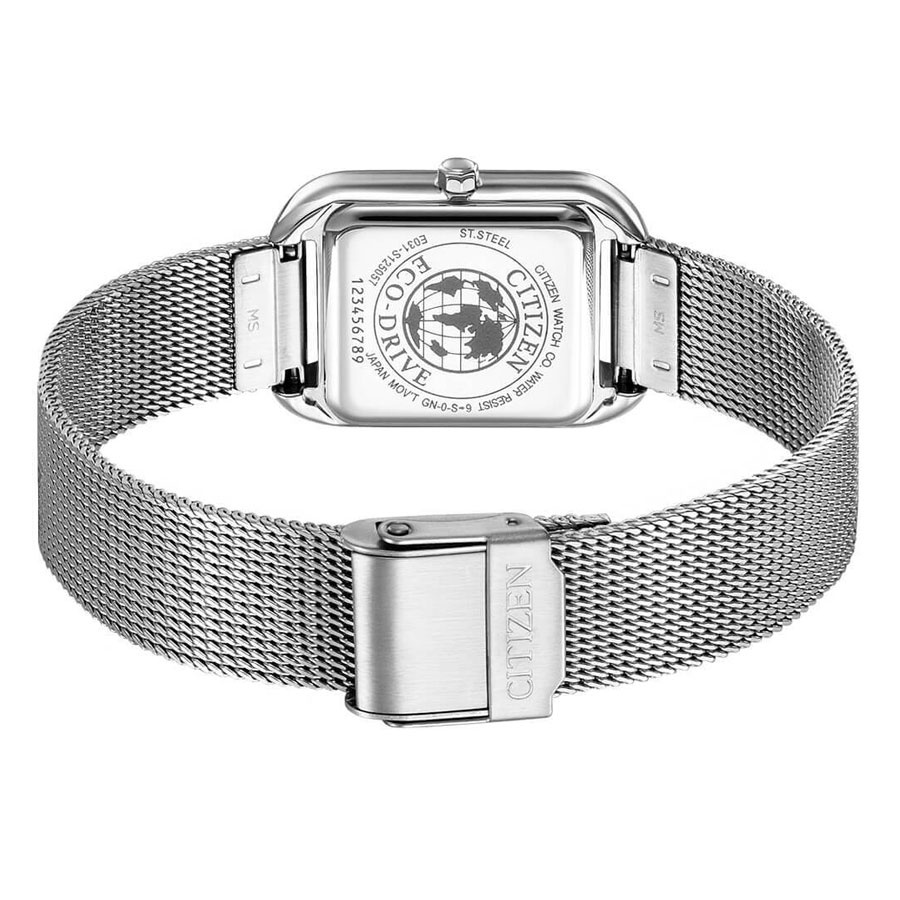 Đồng Hồ Nữ Citizen Dây Thép Không Gỉ EM0491-81D - Mặt Xà Cừ