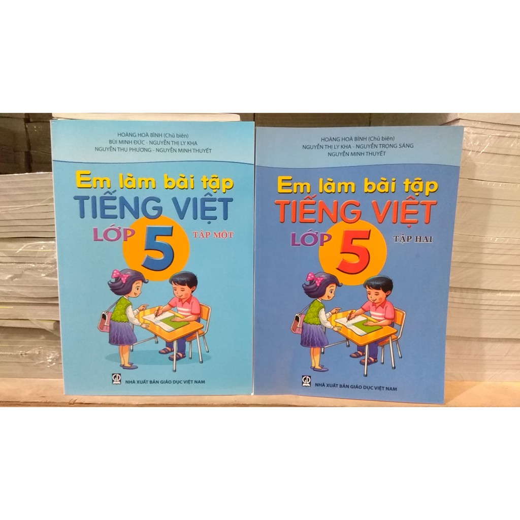 Combo sách - Em làm bài tập tiếng việt lớp 5