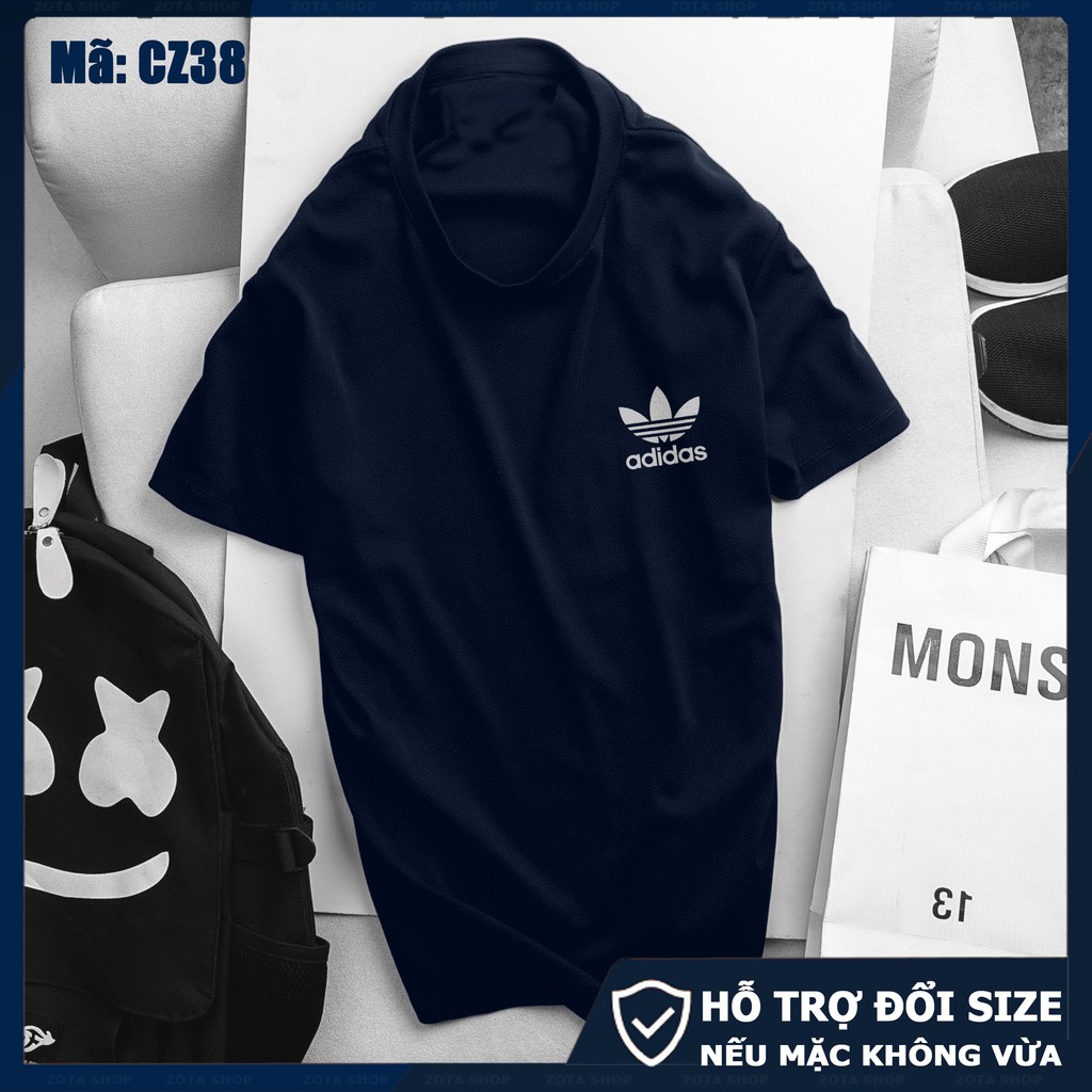 Áo thun nam tay ngắn Trà Vũ chất tici mịn mát phối hình ở ngực CZ38 | BigBuy360 - bigbuy360.vn