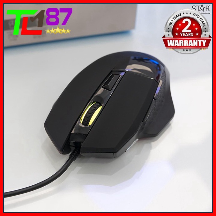 Chuột Máy Vi Tính Laptop Mouse Chơi Game HP G200 Đèn LED RGB - Chuột Gaming Có Dây Chuyên Game