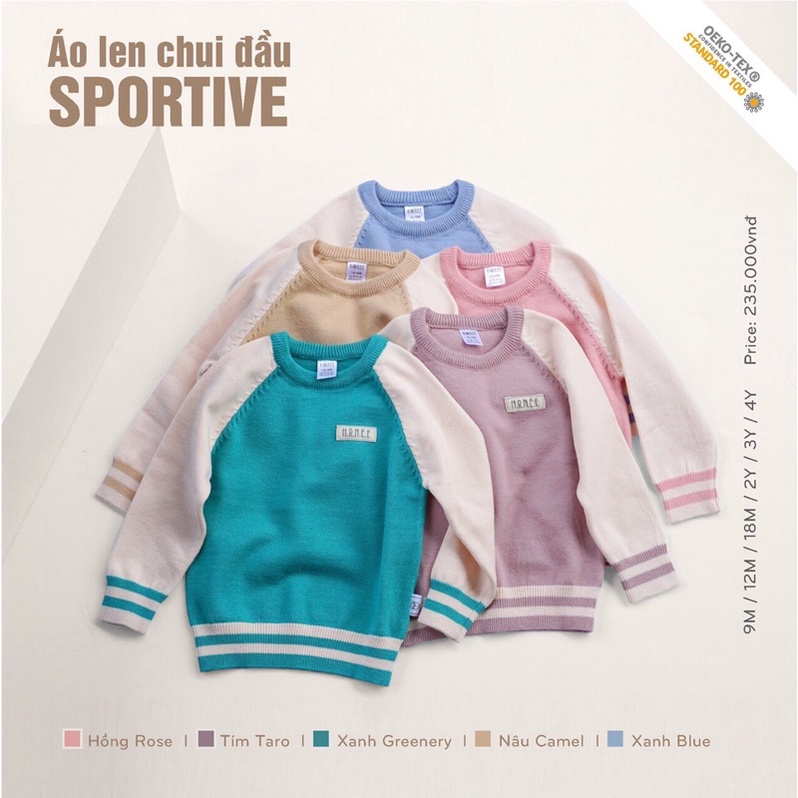 áo len lông cừu Hrnee