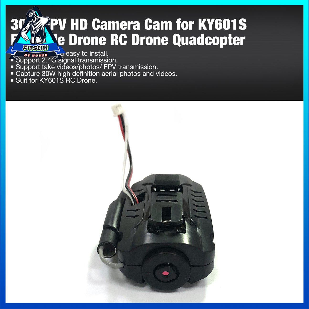Camera Cam 30W FPV HD cho KY601S Máy bay không người lái có thể gập lại RC Drone Quadcopter