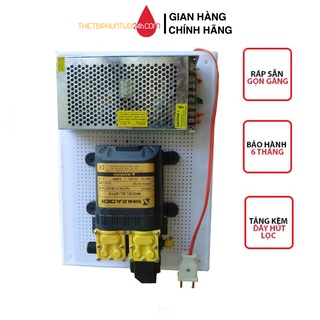Trọn bộ máy bơm đôi Sinleader 12v kèm nguồn chuyển ráp sẵn trên bảng điện - MHL