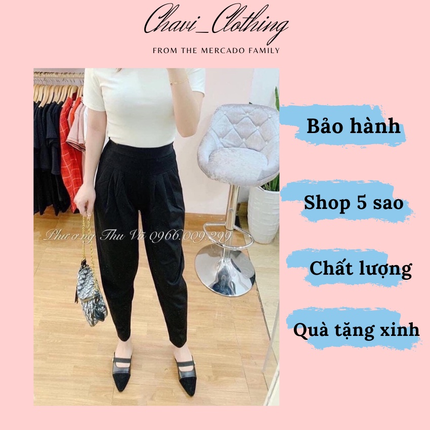 Quần baggy màu đen Hàn quốc - CÓ BIG SIZE- dễ mặc tôn dáng