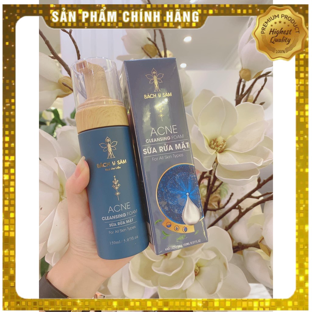 [Sẵn Hàng] Sữa rửa mặt Bạch Linh Bách Y Sâm sạch chuyên sâu 150ml ( mẫu mới)