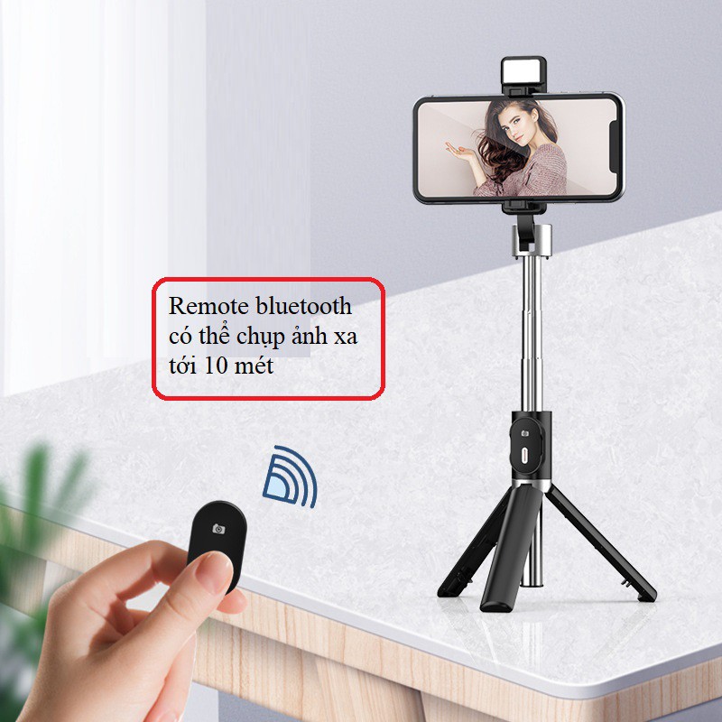 🌟HOT- HÀNG HỊN 🌟Gậy tự sướng🔴3 in 1🔴 tích hợp Bluetooth selfie, giá đỡ điện thoại hỗ trợ livestream | WebRaoVat - webraovat.net.vn