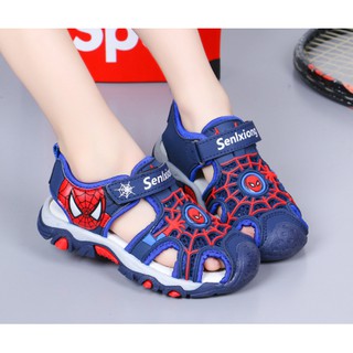 Sandal bịt mũi bé trai spider man rẻ vô địch sandal bé trai cao cấp chất - ảnh sản phẩm 5