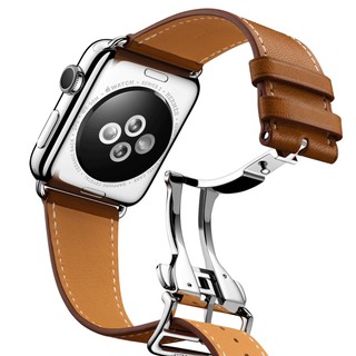 Dây Hermes Deployment Buckle cho Apple Watch Chuẩn 1:1
