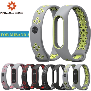 Dây Đeo Thay Thế Chất Liệu Silicon Màu Trơn Cho Xiaomi Mi Band 2