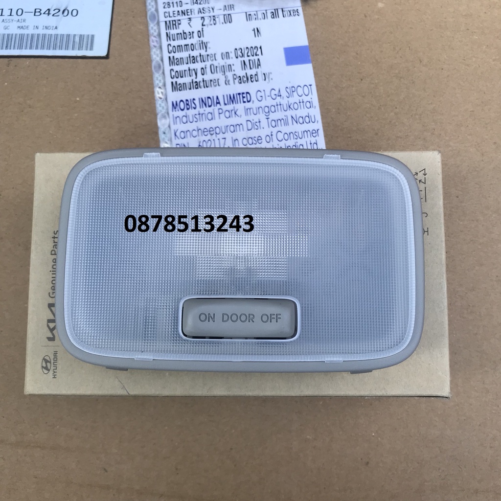 Đèn trần Hyundai I10 Grand, Kia morning 2012-2020 xịn chính hãng