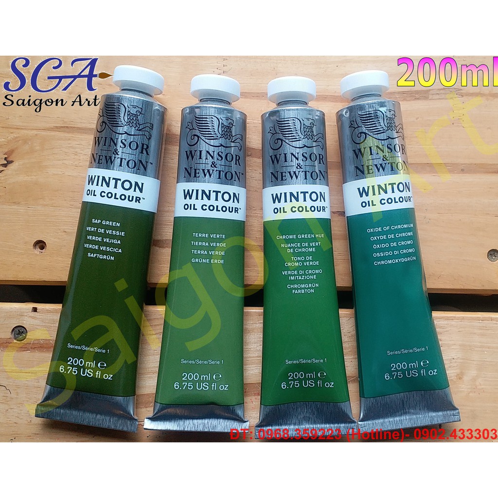 Sơn dầu Winsor & Newton dòng WINTON tuýp lớn 200ml