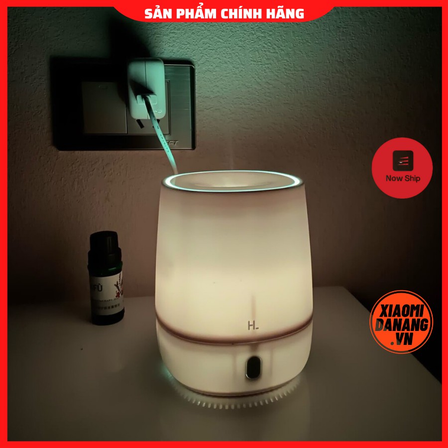 Máy xông tinh dầu, phun sương tạo ẩm Mini Xiaomi HL (120ml) tích hợp đèn LED 7 màu