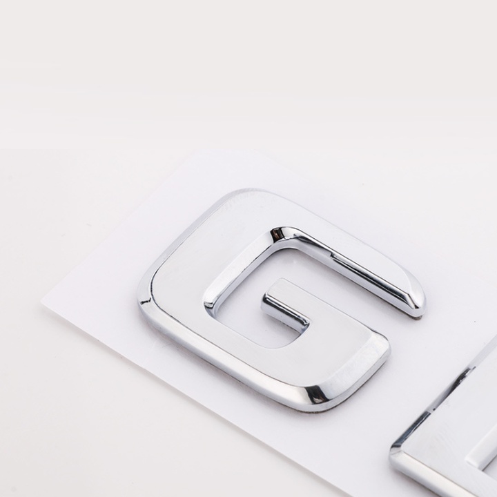 Decal tem chữ GLC250 / GLC200 / GLC300 dán đuôi xe ô tô - Chất liệu: Nhựa ABS - HÀNG CÓ SẴN