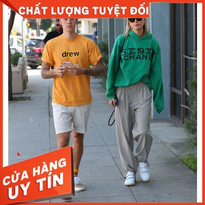 Áo thun Unisex  DREW MẶT CƯỜI, Áo phông dáng rộng tay lỡ, Form oversize Nam nữ, chất liệu cotton 100% thoáng mát | BigBuy360 - bigbuy360.vn