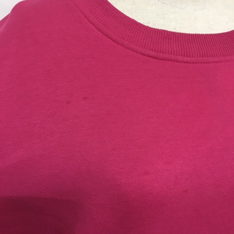 Áo hoodie nữ FL màu hồng freesize dáng dài cổ tròn tay dài in hình trên thân si tuyển NC