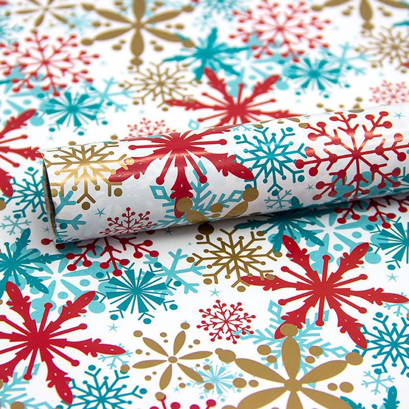 JOY 5 Sheets 70x50cm Gifts Wrapping Christmas series wrapping paper and book paper Coated Papers Present DIY Packing Wraps for Xmas random