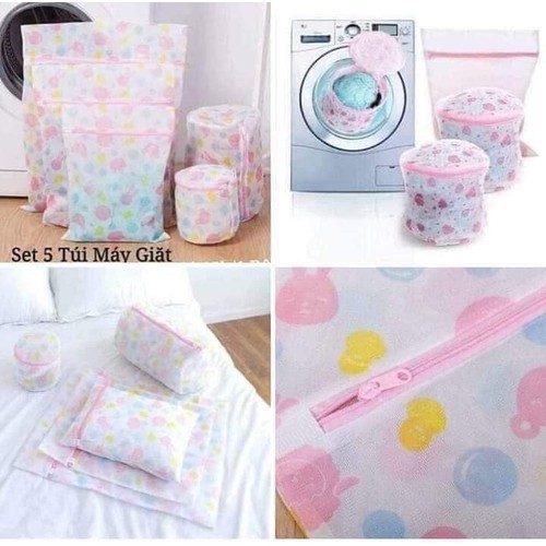 Sét 5 Túi Giặt Bảo Vệ Đồ Khi Giặt Máy