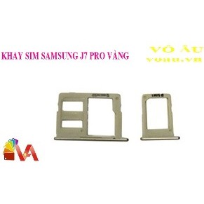 BỘ KHAY SIM SAMSUNG J7 PRO MÀU VÀNG [KHAY SIM XỊN, TỐT]