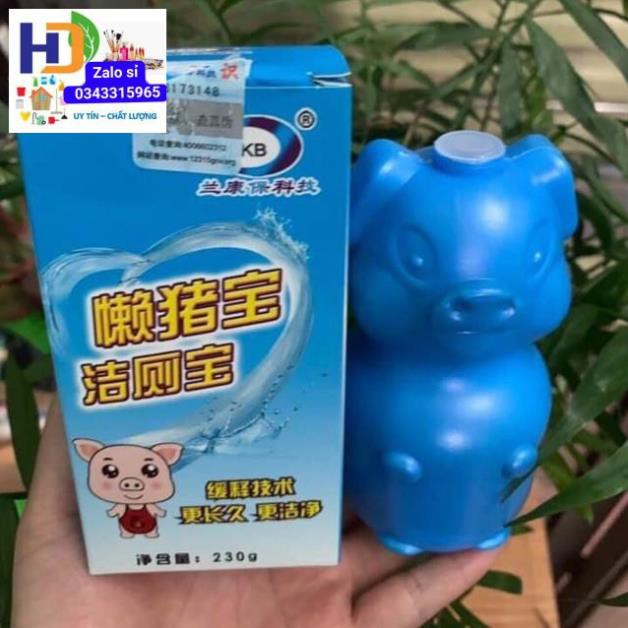 Lọ Heo Thả Bồn Cầu Diệt Khuẩn Siêu Tiết Kiệm  - Lợn Thả Bồn Cầu - Viên Thả Bồn Cầu