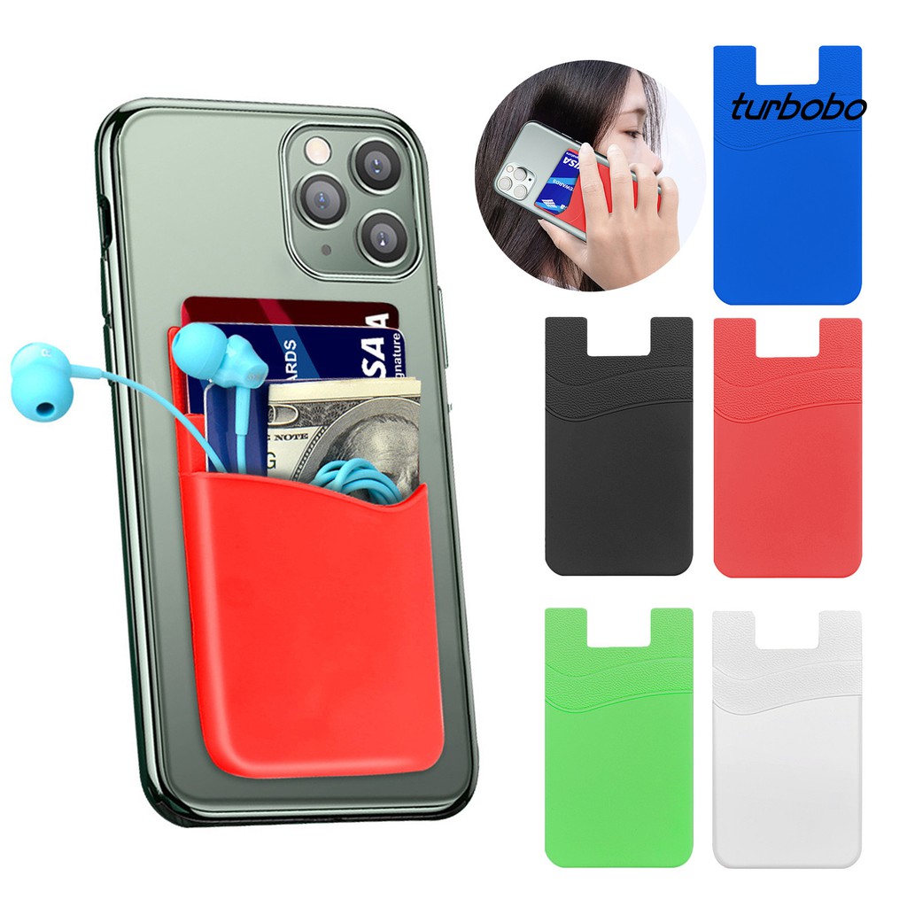 Ví Silicon Đựng Thẻ Gắn Lưng Điện Thoại Tiện Dụng