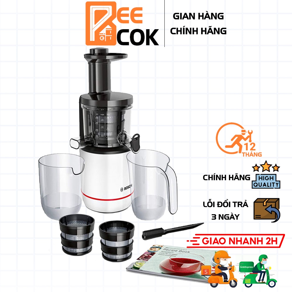 Máy ép chậm Bosch Comfort MESM500W ép chậm trái cây giữ vitamin