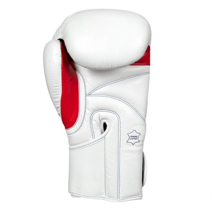 Găng tay Boxing Fighting Leather - Trắng