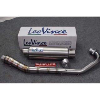 trọn bộ leovince bạc và cổ pô  2 khúc wrx tặng tiêu cnc gắn mọi loại xe
