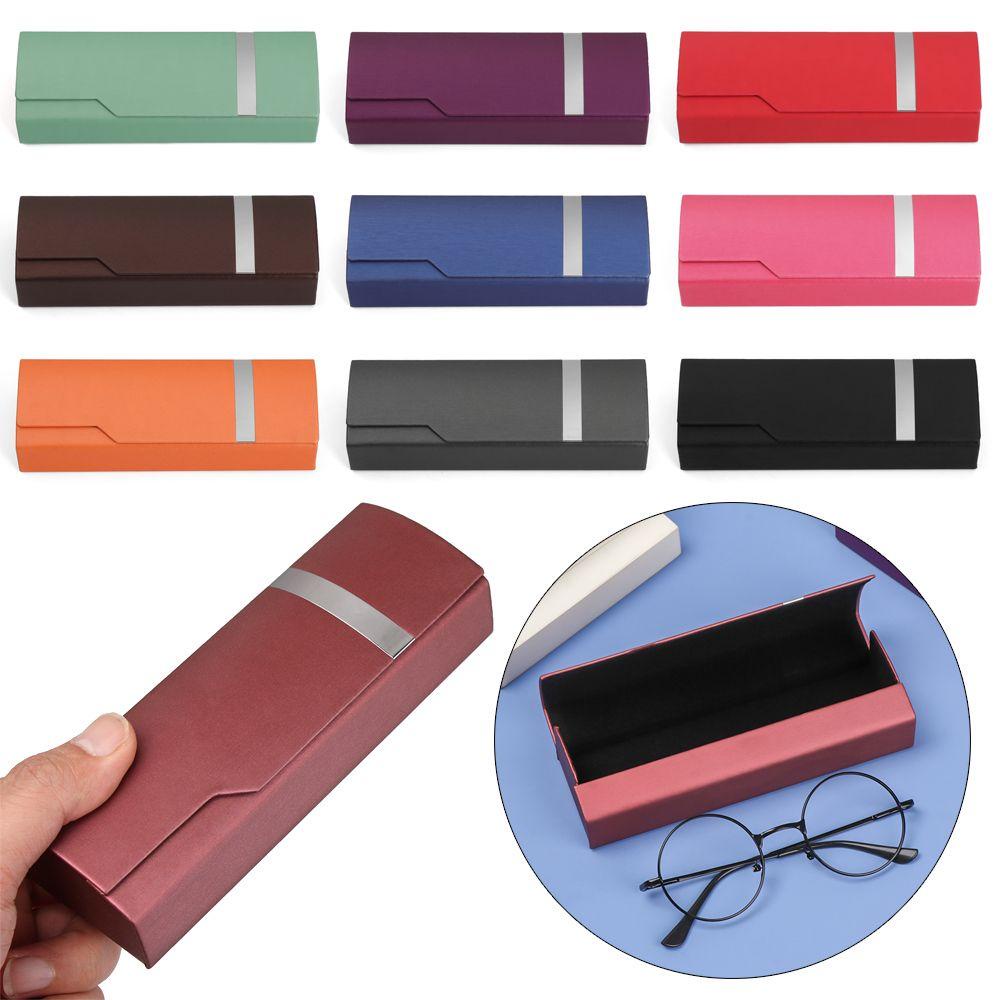 Hộp Đựng Mắt Kính Bằng Thép Cao Cấp Sáng Tạo Kèm Dây Ruy Băng Cho Nam Nữ