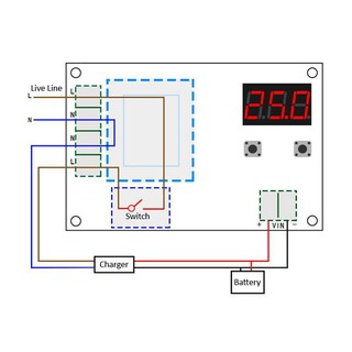 XH-M602 charging control module battery switch protection