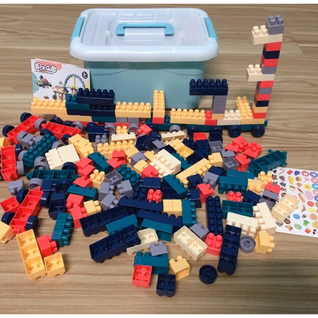 HỘP LEGO 520 CHI TIẾT- XẾP HÌNH LOGO 520 CHI TIẾT SÁNG TẠO