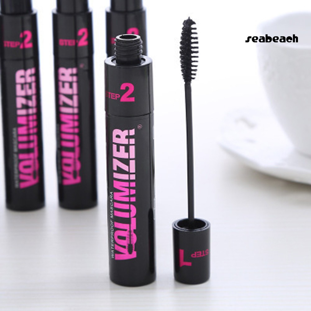 Mascara trang điểm chuốt mi màu đen làm cong và dày 2 trong 1 | BigBuy360 - bigbuy360.vn