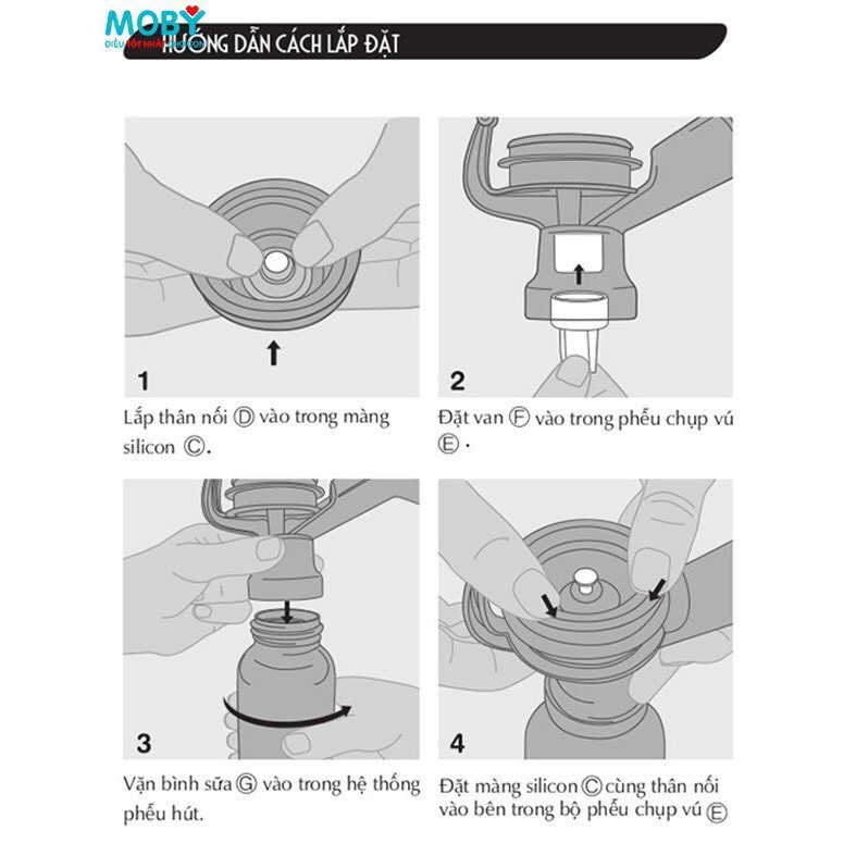 Phễu cứng máy hút sữa UNIMOM