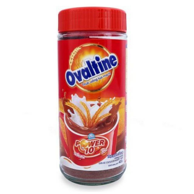 Bột Ovaltine hủ thủy tinh 400g