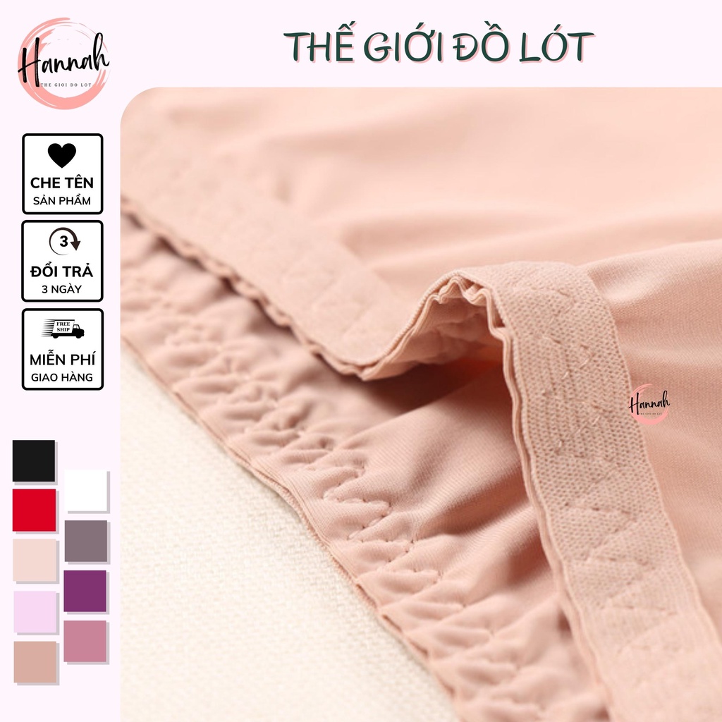 Set 5quần lót nữ đúc su non ép thun lạnh không viền may kháng khuẩn cạp ép cao cấp HANNAH SECRET QL005