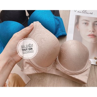 Áo ngực mouse mút ép mỏng form to nối 3 móc