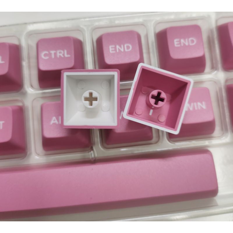 Bộ Keycap FSA Peach Pink PBT Double Shot cho Bàn phím cơ