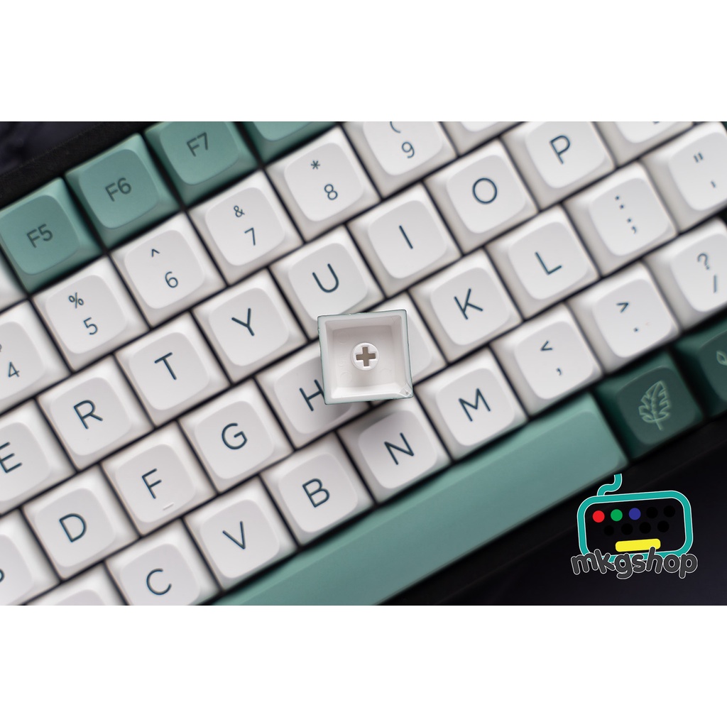 Keycap XDA Botanical nhựa PBT kiểu in dyesub, 138 nút bàn phím cơ