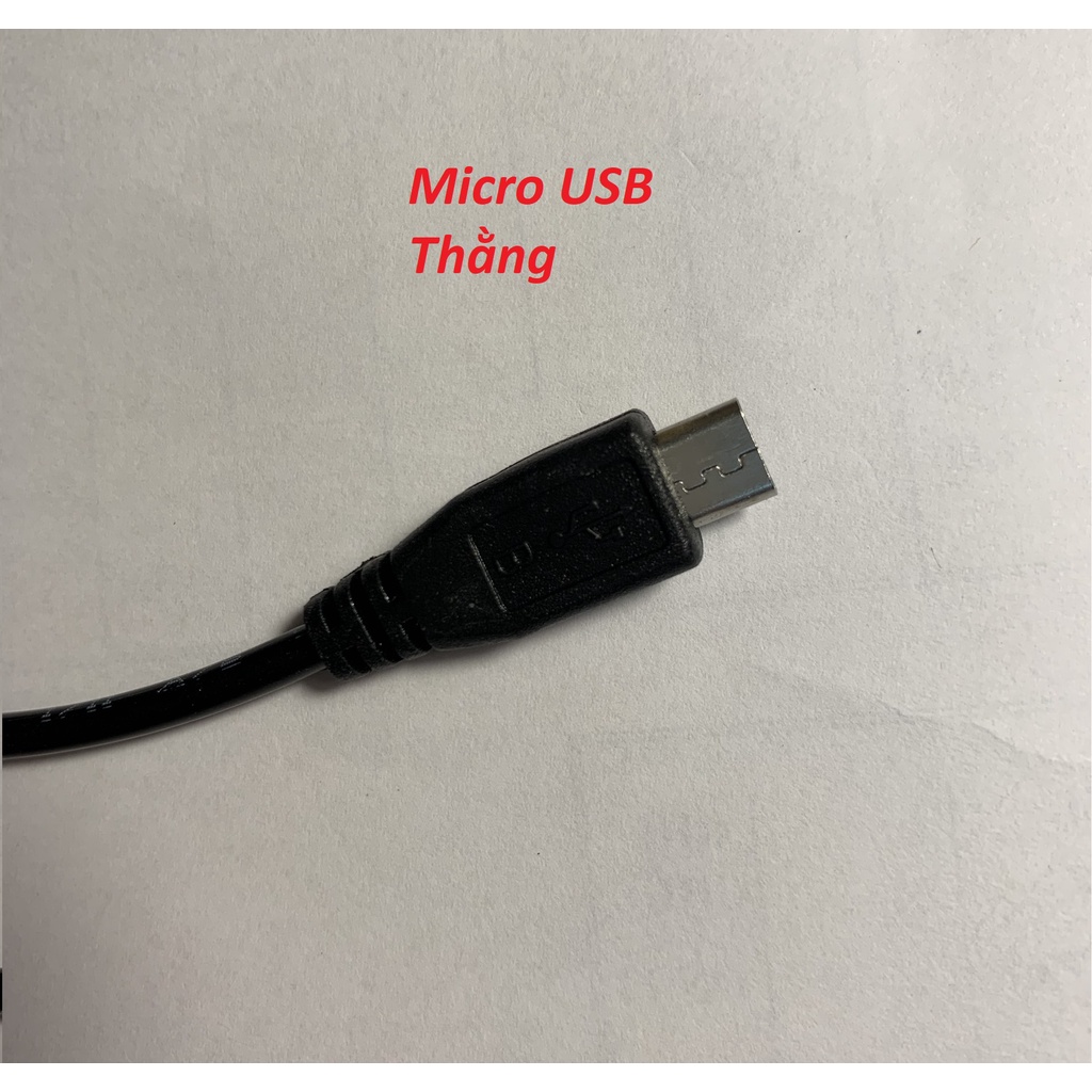 Dây nguồn cho camera hành trình Mini, Micro USB dài 3,5m