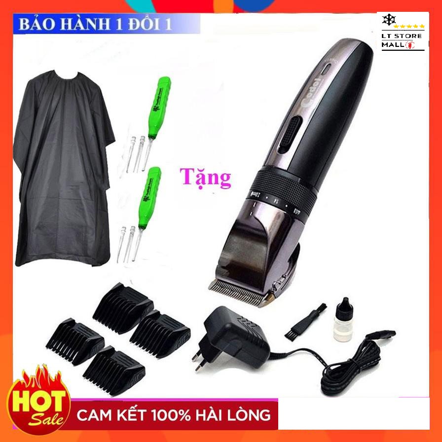 Tăng đơ cắt tóc Codol 531 tặng áo choàng cắt tóc và 2 bộ lấy ráy tai có đèn - Tông đơ cắt tóc