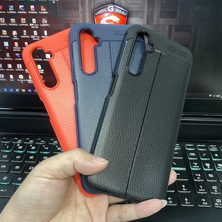 Ốp lưng Realme 6 Pro Giả da chống sốc Auto Focus