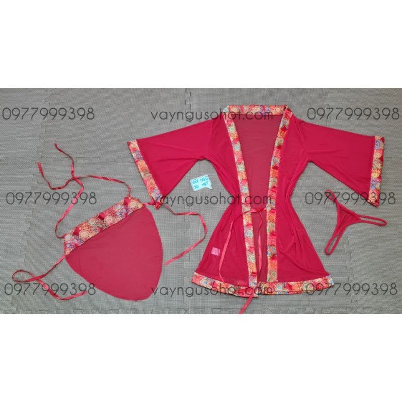 ( clip tự quay + ảnh thật tự chụp ) set áo choàng kèm yếm đỏ cosplay cổ trang sexy | BigBuy360 - bigbuy360.vn