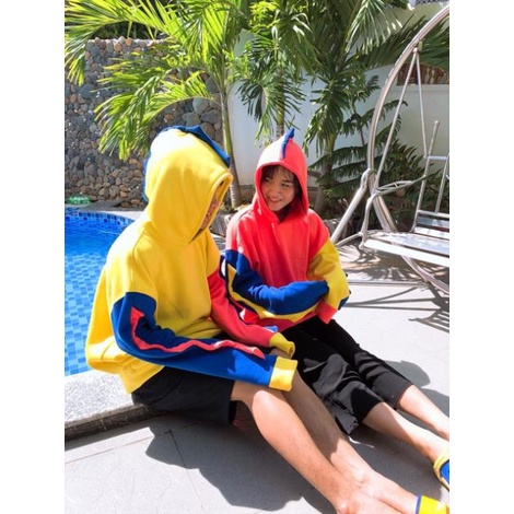 Áo Khoác Hoodie Chính Hãng unisex nam nữ chất nỉ lót bông dày dặn - HOODIE KHỦNG LONG siêu dễ thương