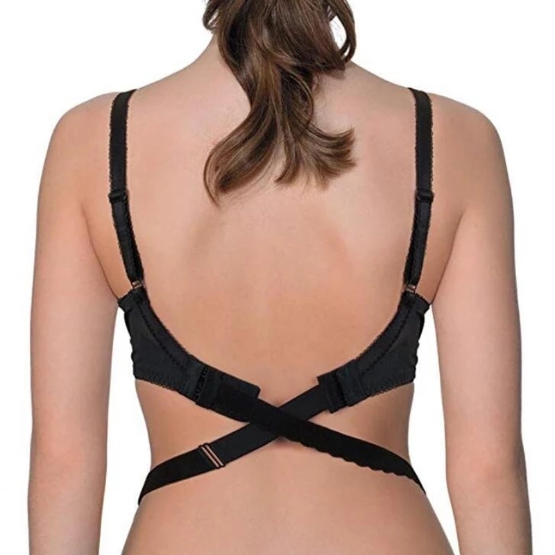 Đai nới rộng áo ngực khi mặc đồ hở lưng cổ chữ v sâu có thể điều chỉnh được dành cho nữ