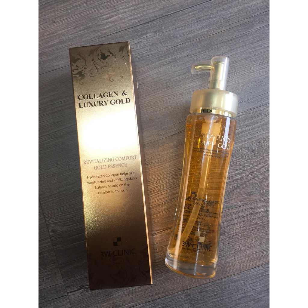 Serum gel dưỡng tái tạo da Collagen & Luxury Gold cao cấp 3W Clinic