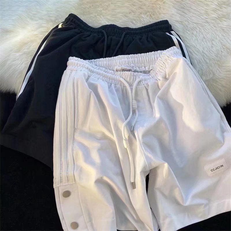 Quần Short Thể Thao Kẻ Sọc Thời Trang Hàn Quốc Cho Nam